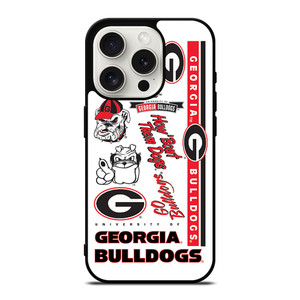 UGA GEORGIA BULLDOGS COLLAGE iPhone 15 Pro Case Cover UGA GEORGIA BULLDOGS COLLAGE iPhone 15 Pro Case Cover