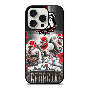 UGA GEORGIA BULLDOGS ROSE BOWL iPhone 15 Pro Case Cover