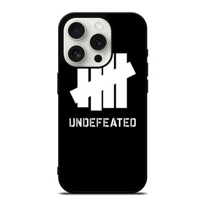 UNDEFEATED BLACK LOGO iPhone 15 Pro Case Cover
