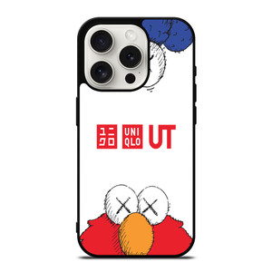 UNIQLO KAWS LOGO iPhone 15 Pro Case Cover