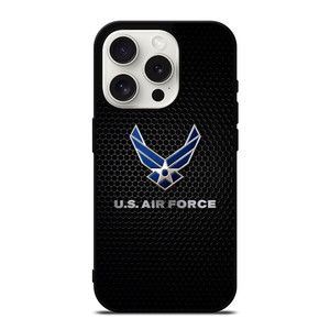 US AIR FORCE METAL LOGO iPhone 15 Pro Case Cover US AIR FORCE METAL LOGO iPhone 15 Pro Case Cover