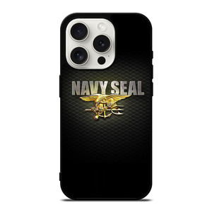 US NAVY SEAL METAL LOGO iPhone 15 Pro Case Cover