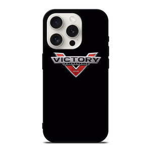 VICTORY BLACK LOGO iPhone 15 Pro Case Cover