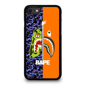 BAPE CAMO SHARK ZIPPER iPhone SE 2020 Case Cover BAPE CAMO SHARK ZIPPER iPhone SE 2020 Case Cover