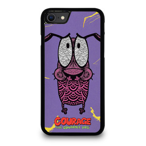 COURAGE THE COWARDLY DOG FEAR iPhone SE 2020 Case Cover