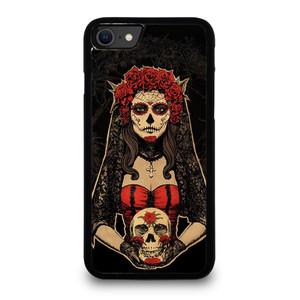 DAY OF THE DEAD ART iPhone SE 2020 Case Cover