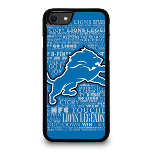 DETROIT LIONS QUOTE iPhone SE 2020 Case Cover