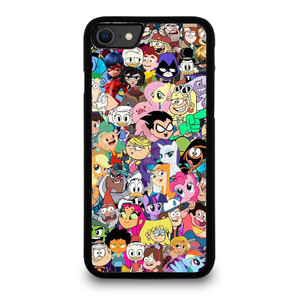 DISNEY CARTOON COLLAGE iPhone SE 2020 Case Cover