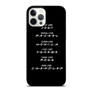 FRIENDS TV SERIES QUOTES iPhone 12 Pro Max Case Cover