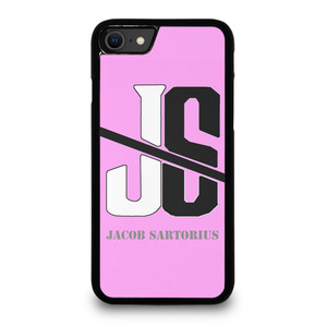 JACOB SARTORIUS PINK LOGO iPhone SE 2020 Case Cover