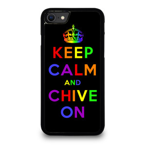 KEEP CALM AND CHIVE ON 1 iPhone SE 2020 Case Cover