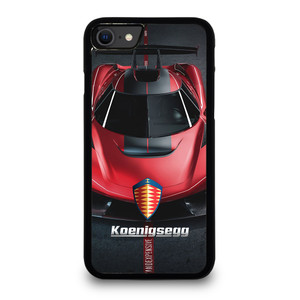KOENIGSEGG RED CAR iPhone SE 2020 Case Cover