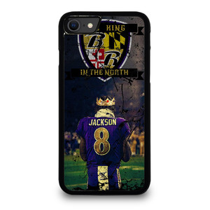 LAMAR JACKSON RAVENS iPhone SE 2020 Case Cover