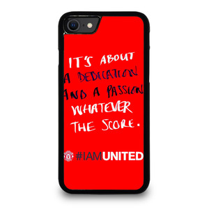 MANCHESTER UNITED I AM UNITED iPhone SE 2020 Case Cover