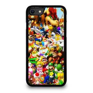 MARIO BROS ALL CHARACTER iPhone SE 2020 Case Cover