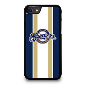 MILWAUKEE BREWERS STRIPE iPhone SE 2020 Case Cover MILWAUKEE BREWERS STRIPE iPhone SE 2020 Case Cover