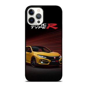 HONDA CIVIC YELLOW CAR iPhone 12 Pro Max Case Cover HONDA CIVIC YELLOW CAR iPhone 12 Pro Max Case Cover