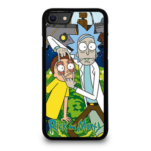 RICK AND MORTY UFO CAR iPhone SE 2020 Case Cover