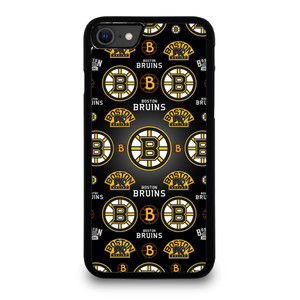 BOSTON BRUINS LOGO COLLAGE iPhone SE 2022 Case Cover
