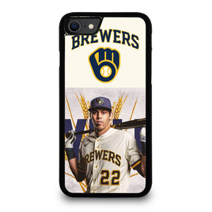 CHRISTIAN YELICH MILWAUKEE BREWERS 1 iPhone SE 2022 Case Cover