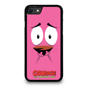 COURAGE THE COWARDLY DOG FACE iPhone SE 2022 Case Cover