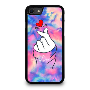 CUTE HEART FINGER MARBLE iPhone SE 2022 Case Cover CUTE HEART FINGER MARBLE iPhone SE 2022 Case Cover