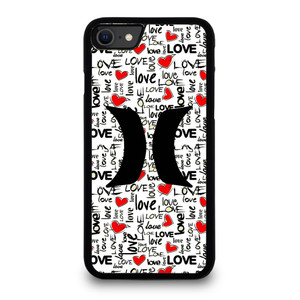 HURLEY LOGO PATTERN iPhone SE 2022 Case Cover
