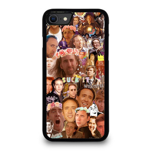 NICOLAS CAGE COLLAGE 2 iPhone SE 2022 Case Cover