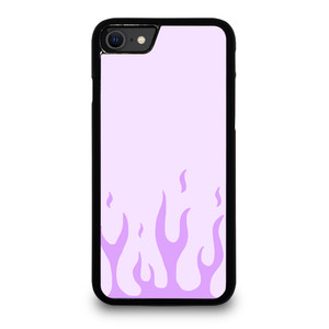 PURPLE FLAME iPhone SE 2022 Case Cover