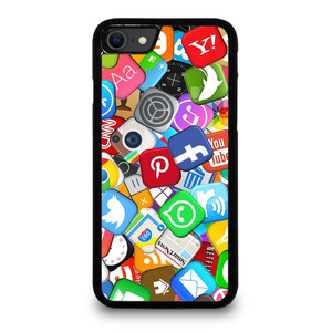 SOCIAL MEDIA LOGO iPhone SE 2022 Case Cover