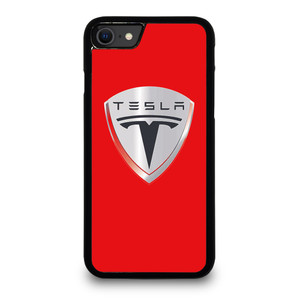 TESLA RED LOGO iPhone SE 2022 Case Cover