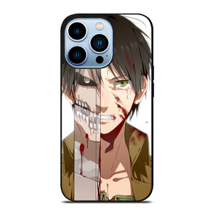 EREN YEAGER FACE ATTACK ON TITAN iPhone 13 Pro Max Case Cover