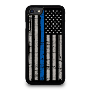 THIN BLUE LINE USA iPhone SE 2022 Case Cover
