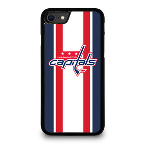 WASHINGTON CAPITALS STRIPE iPhone SE 2022 Case Cover