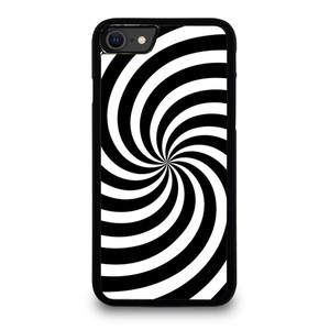 SPIRAL BLACK iPhone SE 2020 Case Cover