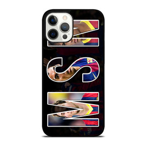 MESSI SUAREZ NEYMAR MSN 2 iPhone 12 Pro Max Case Cover