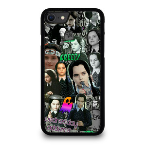 WEDNESDAY ADDAMS COLLAGE iPhone SE 2020 Case Cover