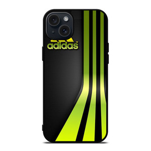 ADIDAS GREEN LOGO iPhone 15 Plus Case Cover
