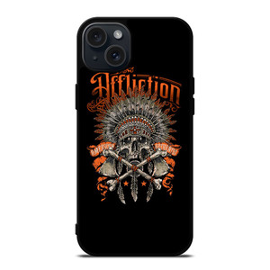 AFFLICTION SKULL iPhone 15 Plus Case Cover