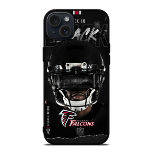 ATLANTA FALCONS BLACK iPhone 15 Plus Case Cover