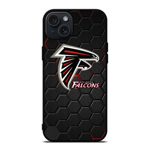 ATLANTA FALCONS HEXAGON iPhone 15 Plus Case Cover