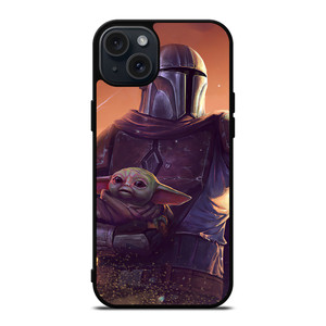 BABY YODA AND THE MANDALORIAN 1 iPhone 15 Plus Case Cover