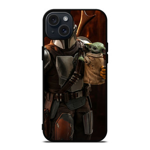 BABY YODA AND THE MANDALORIAN 3 iPhone 15 Plus Case Cover