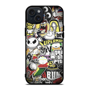 BAPE STICKER BOMB iPhone 15 Plus Case Cover