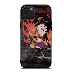 BETTY BOOP RIDE iPhone 15 Plus Case Cover