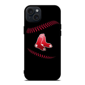 BOSTON RED SOX BLACK LOGO iPhone 15 Plus Case Cover BOSTON RED SOX BLACK LOGO iPhone 15 Plus Case Cover