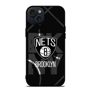 BROOKLYN NETS NBA TEAM LOGO iPhone 15 Plus Case Cover