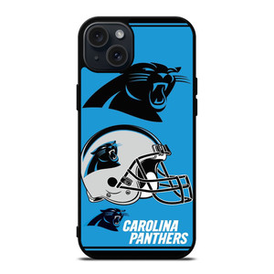 CAROLINA PANTHERS LOGO COLLAGE iPhone 15 Plus Case Cover