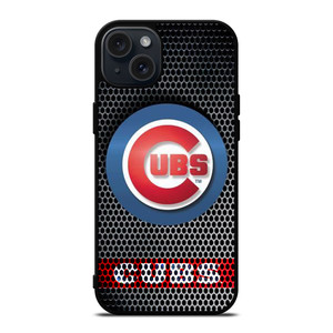 CHICAGO CUBS METAL LOGO iPhone 15 Plus Case Cover