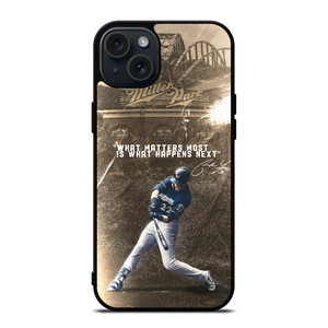CHRISTIAN YELICH MILWAUKEE BREWERS QUOTE iPhone 15 Plus Case Cover CHRISTIAN YELICH MILWAUKEE BREWERS QUOTE iPhone 15 Plus Case Cover